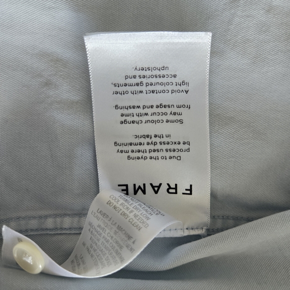 Frame Light Blue Button-Up Shirt - Picture 3 of 4